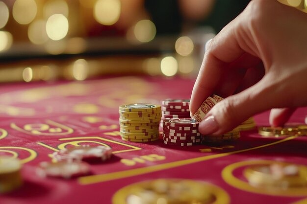 Live dealer at a blackjack table on flokitoto login